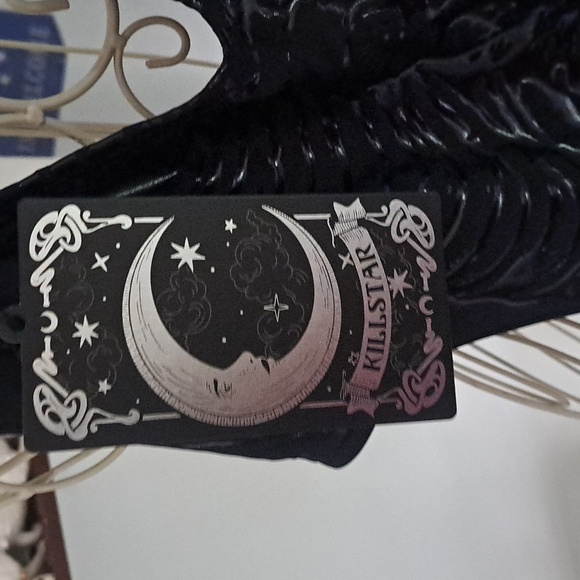 Killstar Dig Her Bones One Piece Open Back Swimsuit, S - Picture 4 of 9